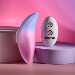 Evolved PARADISE PANTY - Pink/Purple USB Rechargeable Panty Vibrator with Remote Control
