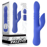 Evolved POP GOES THE O - 24.7 cm USB Rechargeable Thrusting & Bulging Rabbit Vibrator