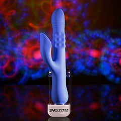 Evolved POP GOES THE O - 24.7 cm USB Rechargeable Thrusting & Bulging Rabbit Vibrator