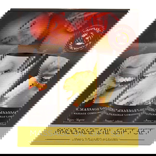 Edible Tropical Massage Oil Trio - Shhh...