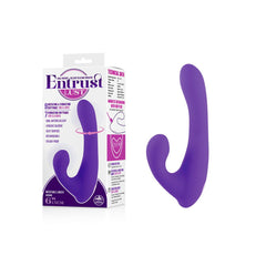 Entrust With Lust 15cm Dual Motor G-Spot & Clit Vibrator - Purple - Shhh...
