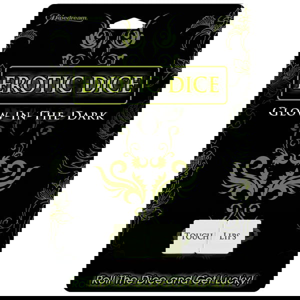 Erotic Dice - Glow in the Dark Couple's Dice Game - Shhh...