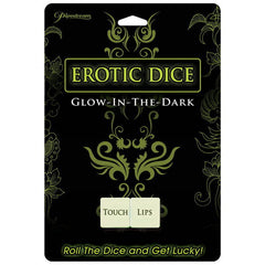 Erotic Dice - Glow in the Dark Couple's Dice Game - Shhh...