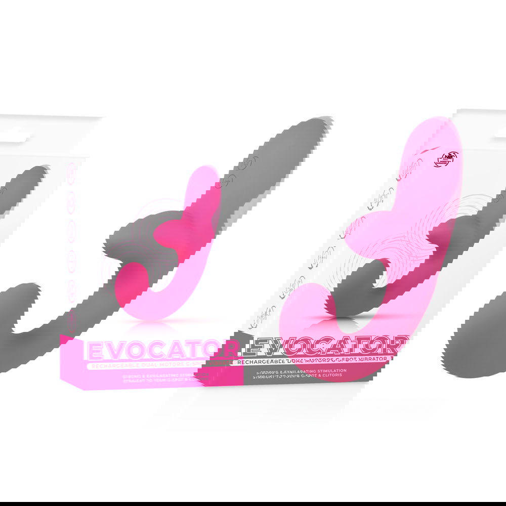 Evocator G-Spot Vibrator with Clit Stimulation - Pink - Shhh...