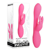Evolved Bunny Kisses - 20 cm USB Rechargeable Rabbit Vibrator - Shhh...