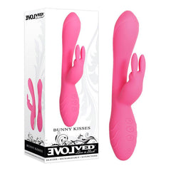 Evolved Bunny Kisses - 20 cm USB Rechargeable Rabbit Vibrator - Shhh...
