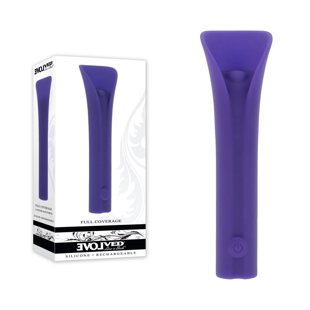 Evolved FULL COVERAGE Vibrating Bullet - Purple - Shhh...