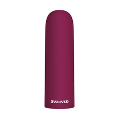 Evolved Mighty Thick - Burgundy 9 cm USB Rechargeable Bullet - Shhh...