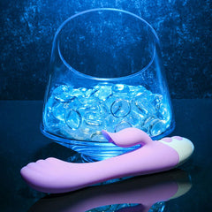 Evolved PLEASING PETAL - Lilac 19.7 cm USB Rechargeable Rabbit Vibrator - Shhh...