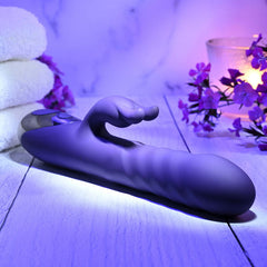 Evolved RASCALLY RABBIT - 22.9 cm USB Rechargeable Rabbit Vibrator - Shhh...
