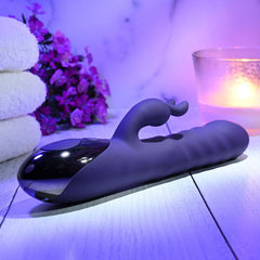 Evolved RASCALLY RABBIT - 22.9 cm USB Rechargeable Rabbit Vibrator - Shhh...