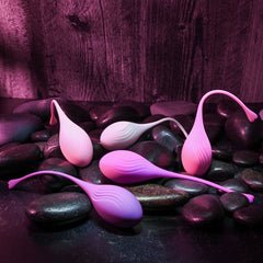 Evolved TIGHT & DELIGHT - Kegel Trainer Set - 5 Piece Kit - Shhh...