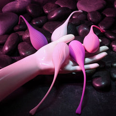 Evolved TIGHT & DELIGHT - Kegel Trainer Set - 5 Piece Kit - Shhh...