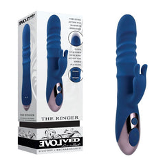 Evolved The Ringer - 23.8 cm USB Rechargeable Rabbit Vibrator - Shhh...