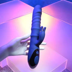 Evolved The Ringer - 23.8 cm USB Rechargeable Rabbit Vibrator - Shhh...
