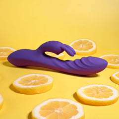 Evolved WAVY RABBIT Vibrator - Purple - Shhh...