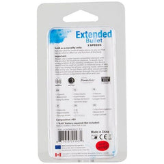 Extended Breeze 9cm Power Bullet Teal - Shhh...