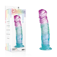 Jellido PVC Translucent Colour Dildo 18cm