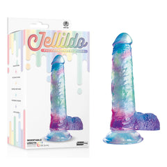 Jellido PVC Translucent Colour Dildo 15cm