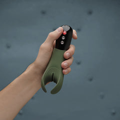 Fun Factory MANTA moss -black - Moss 18 cm USB Rechargeable Mens & Couples Vibrator