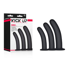 Kick Up Silicone Vaginal Dilator Training Kit - Set of 3 Sizes