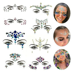 Face and Neck temporary JEWELLERY stick-ons for women - Shhh...