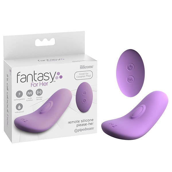 Fantasy For Her Please Her - USB Rechargeable Lay On & Panty Vibe with Remote - Shhh...