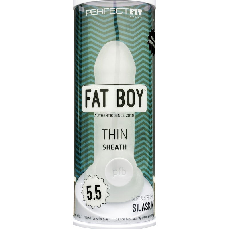 Fat Boy Thin Sheath 5.5 inch Penis Size Enhancer - Shhh...