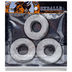 Fat Willy 3 Pc Jumbo Cockrings Clear - Shhh...