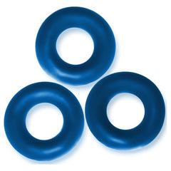 Fat Willy 3 Pc Jumbo Cockrings Space Blue - Shhh...