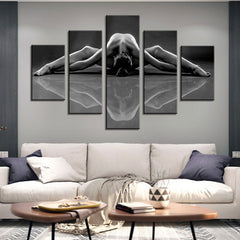 Female anatomy. Studio photography printed on canvas - Shhh...