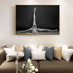 Female form 3 of 3. Studio photography work reprinted onto quality canvas. - Shhh...