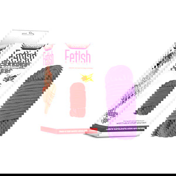 Fetish Bondage Rope - 10 m long Purple - Shhh...