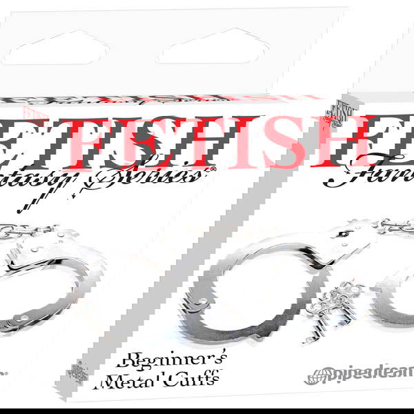 Fetish Fantasy Series Beginner's Metal Cuffs - Metal Hand Cuffs - Shhh...