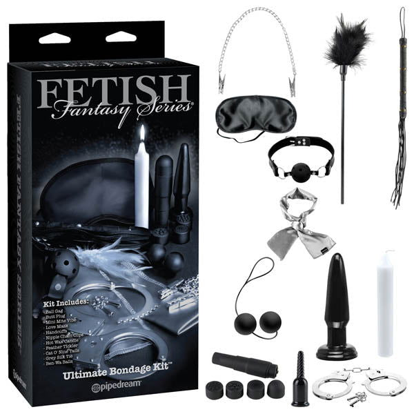 Fetish Fantasy Series Limited Edition Ultimate Bondage Kit - 11 Piece Set - Shhh...