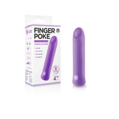 Finger Poke 10cm Rechargeable Stimulator - Purple - Shhh...