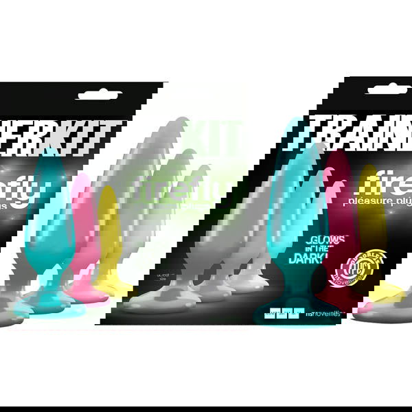 Firefly Trainer Kit - Coloured Butt Plugs - Set of 3 Sizes - Shhh...