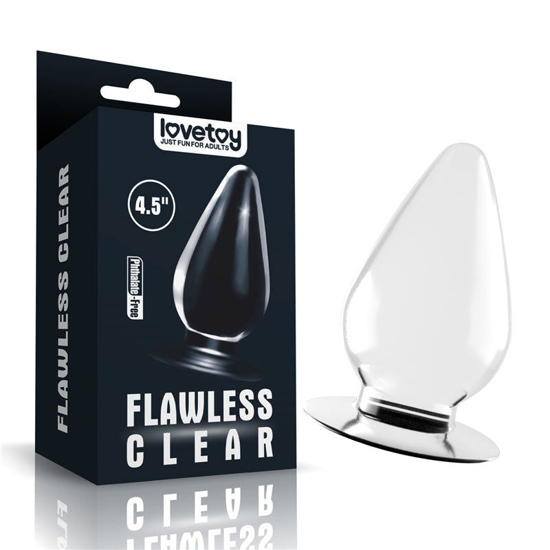 Flawless Anal Plug 4.5'' - Shhh...