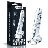 Flawless Clear Bendable Dildo 7.5'' - Shhh...