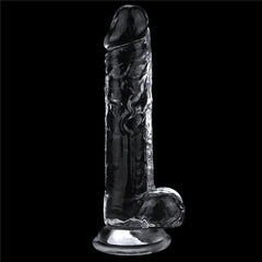 Flawless Clear Bendable Dildo 7.5'' - Shhh...
