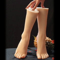 Foot fetish - female foot & shin replica size EU35. - Shhh...