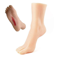 Foot fetish male masturbation device - female foot. - Shhh...