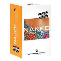 Four Seasons Naked Allsorts - Ultra Thin Lubed Condoms in 6 Styles - 20 Pack - Shhh...