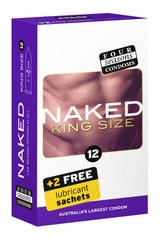 Four Seasons Naked King Size Condom 12 Pc - Shhh...