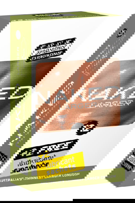 Four Seasons Naked Larger Condom 12 Pc - Shhh...