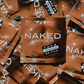 Four Seasons Naked Larger Condoms - Bulk Box of 144 - Shhh...