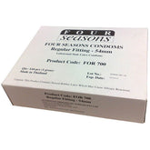 Four Seasons Regular Condoms - Bulk Box of 144 - Shhh...