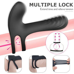 Frank Remote Control Vibrating Penis Shaft and Clit Stim Enhancer - Shhh...