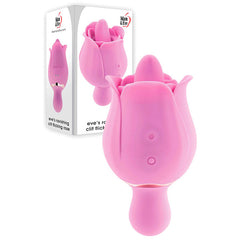 Adam & Eve EVES RAVISHING CLIT FLICKING ROSE - USB Rechargeable Rose Flicking Stimulator