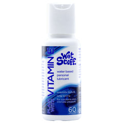 Wet Stuff PLAIN Vitamin E Charged Water Based Lubricant - 60 gram Bottle